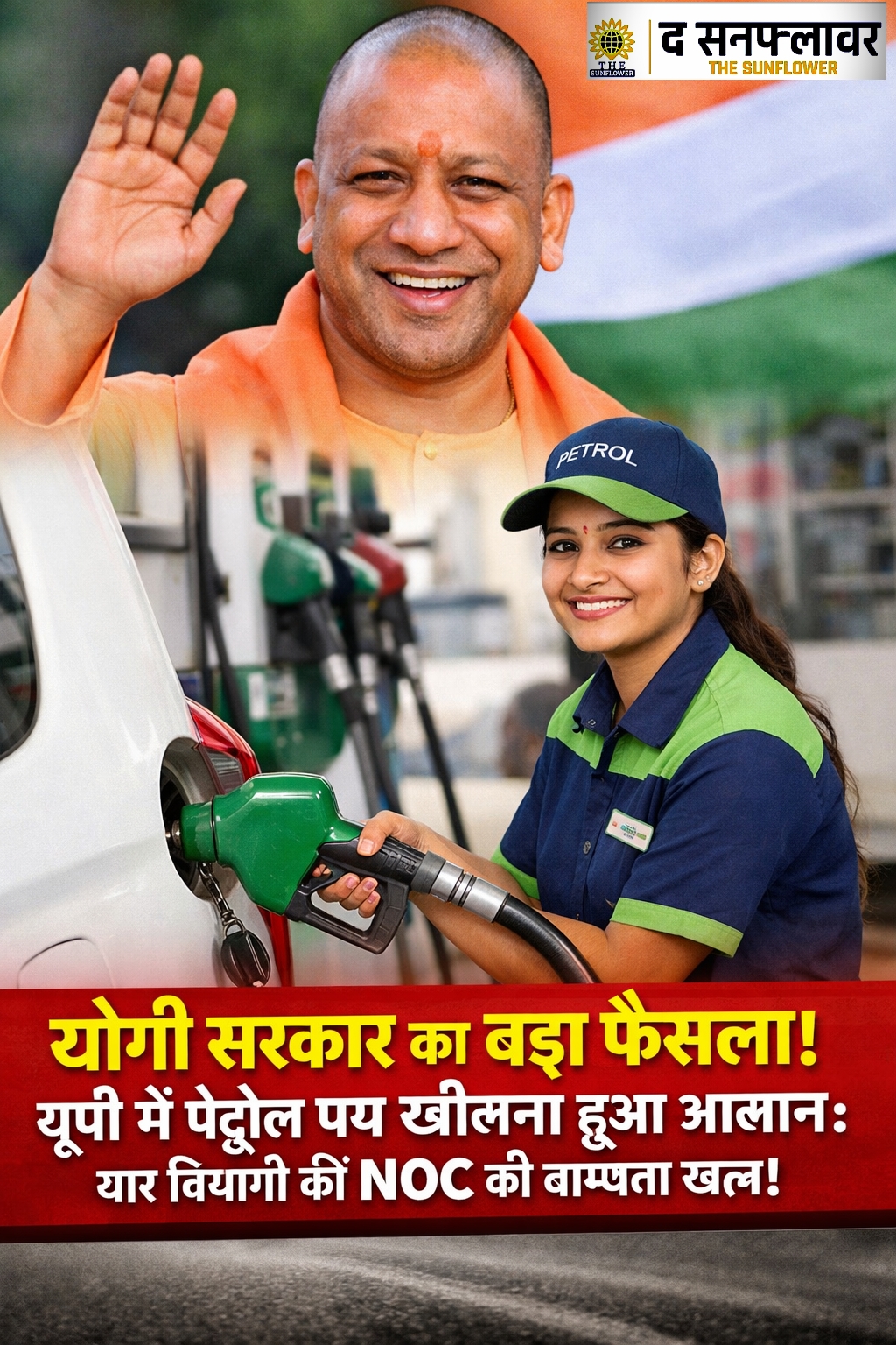 योगी सरकार का बड़ा फैसला: यूपी में पेट्रोल पंप खोलना हुआ आसान, चार विभागों की NOC अनिवार्यता खत्म